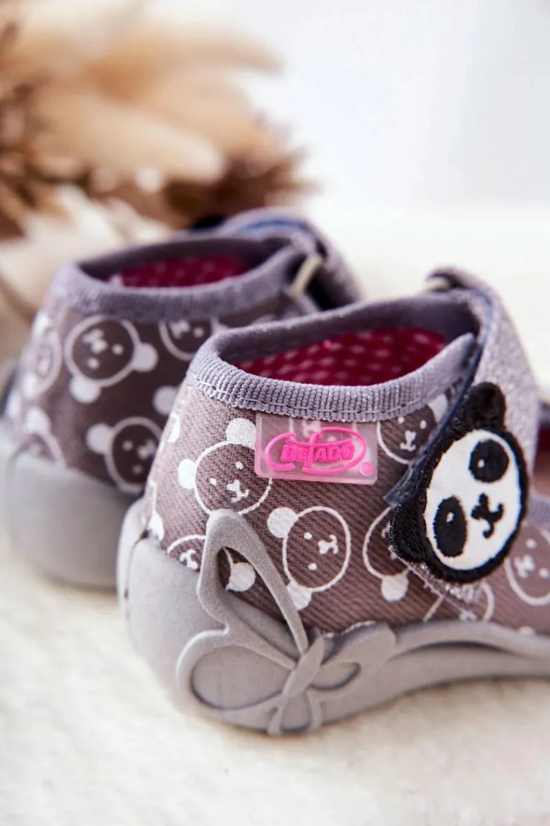 Dziewczęce|Dziewczęce>BEFADO Sandałki Na Rzep 342P031 Szare