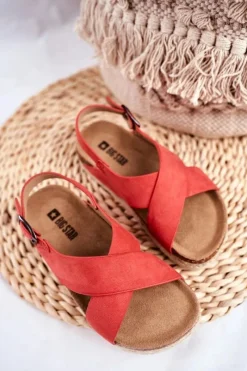 Discount Big Star Shoes Sandałki Dziecięce Big Star Koral FF374171