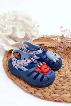 Discount Ipanema Sandałki Dziecięce Na Rzep 83486 Summer XIII Baby Niebieskie
