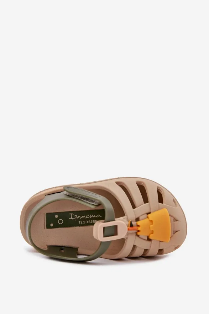 Clearance Ipanema Sandałki Dziecięce Na Rzep 83619 Summer XV Baby Beżowe