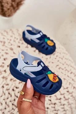 Chłopięce|Dziewczęce>Ipanema Sandałki Dziecięce Na Rzep Owoce 83615 Summer XIV Baby Granatowe Niebieski