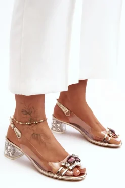 Sandały Na Obcasie><noscript><img width=