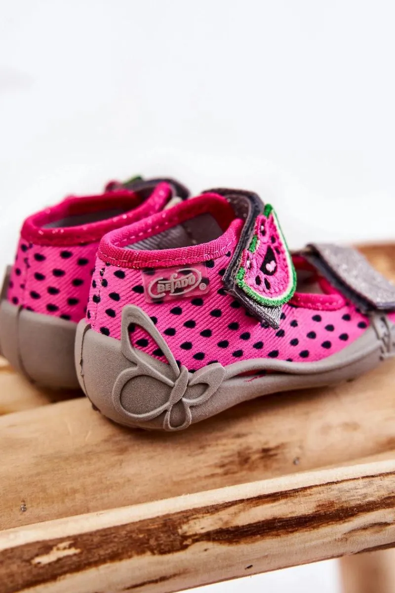 Dziewczęce|Dziewczęce>BEFADO Sandałki Na Rzep Arbuz 342P045 Różowe