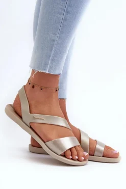 Sandały Gumowe|Sandały Płaskie>Ipanema Sandały Damskie 82429 Vibe Sandal Fem Beżowe