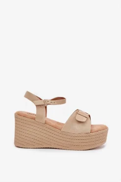 Sandały Na Koturnie><noscript><img width=