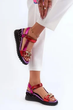 Sandały Na Koturnie|Sandały Płaskie><noscript><img width=