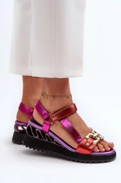 Sandały Na Koturnie|Sandały Płaskie><noscript><img width=