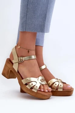 Sandały Na Obcasie><noscript><img width=