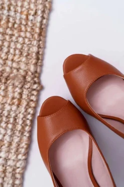 Discount Boto Sandały Damskie Na Obcasie Platformie Camel Lorajn