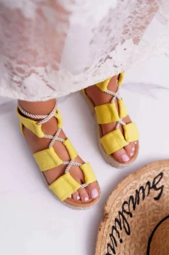 Sandały Płaskie><noscript><img width=