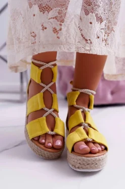 Sandały Płaskie><noscript><img width=