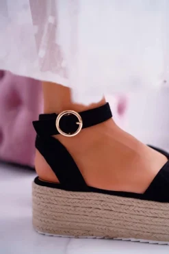 Sandały Płaskie><noscript><img width=