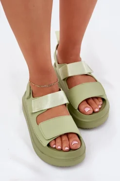 Sandały Płaskie><noscript><img width=