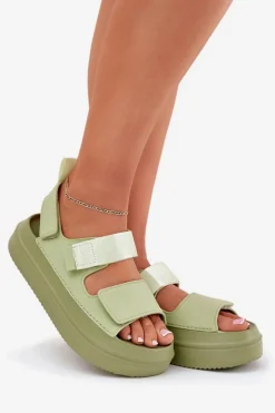 Sandały Płaskie><noscript><img width=