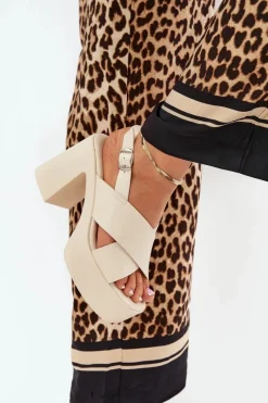 Sandały Na Słupku|Sandały Na Obcasie><noscript><img width=