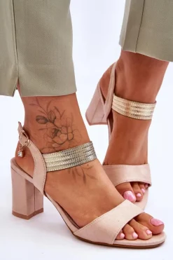 Sandały Na Obcasie><noscript><img width=