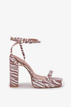 Sandały Na Słupku|Sandały Na Obcasie><noscript><img width=