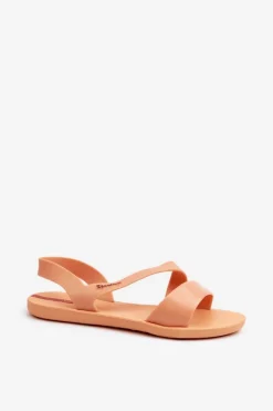 Best Sandały Damskie Z Brokatem 82429 Vibe Sandal Fem Pomarańczowe Damskie Sandały Gumowe|Sandały Płaskie
