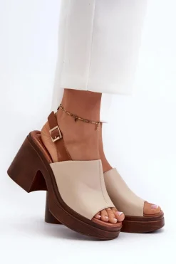 Sandały Na Obcasie><noscript><img width=