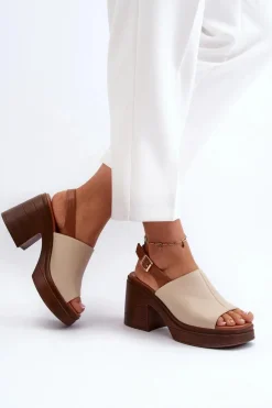 Sandały Na Obcasie><noscript><img width=