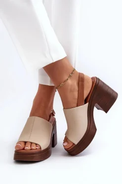 Sandały Na Obcasie><noscript><img width=