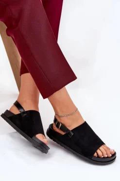 Sandały Płaskie><noscript><img width=