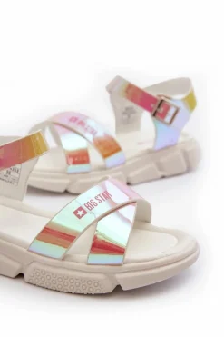 Sale Sandały Dziewczęce Big Star NN374263 Multikolor Damskie Dziewczęce|Sandały Big Star