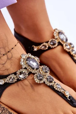 Sandały Płaskie><noscript><img width=