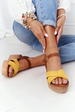 Sandały Na Koturnie><noscript><img width=