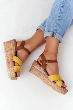 Sandały Na Koturnie><noscript><img width=