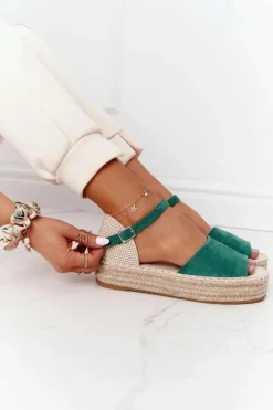 Sandały Płaskie><noscript><img width=