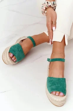 Sandały Płaskie><noscript><img width=