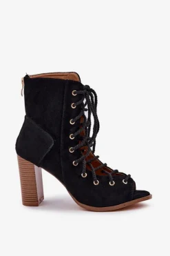 Sandały Na Słupku|Sandały Z Cholewką><noscript><img width=