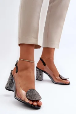 Sandały Na Obcasie><noscript><img width=