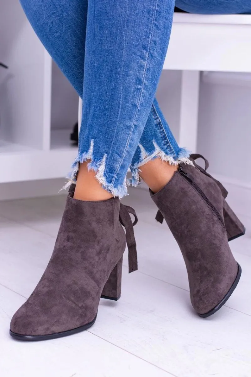 Sale Buty Sergio Leone Sergio Leone Botki Na Słupku Coffe Zamsz Symfonia