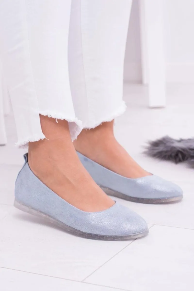 Hot Buty Sergio Leone Sergio Leone Damskie Niebieskie Balerinki Makalu