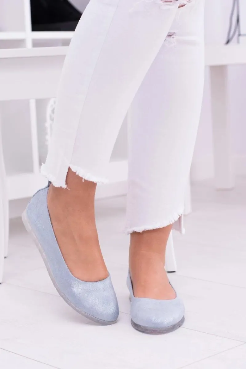 Hot Buty Sergio Leone Sergio Leone Damskie Niebieskie Balerinki Makalu