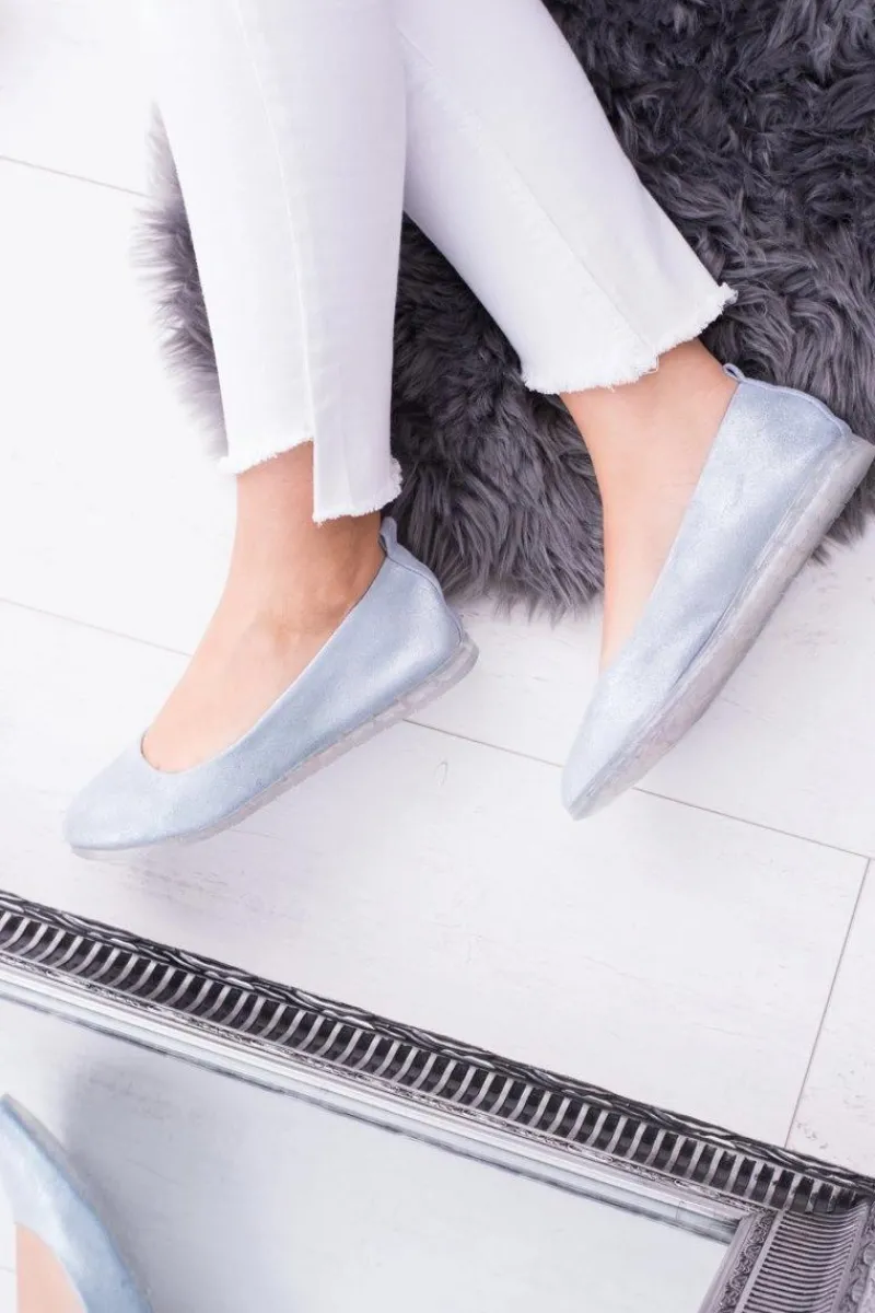 Hot Buty Sergio Leone Sergio Leone Damskie Niebieskie Balerinki Makalu