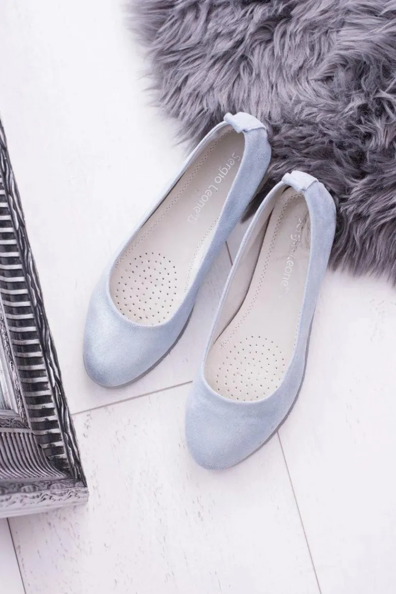 Hot Buty Sergio Leone Sergio Leone Damskie Niebieskie Balerinki Makalu