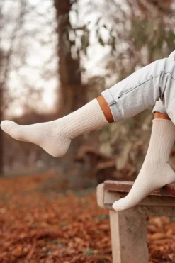 Skarpetki|Skarpetki>Milena Skarpetki Damskie Wełniane Ecru