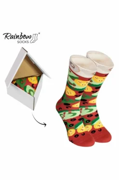 Skarpetki Rainbow Socks 1 Para Pizza Wegetariańska Skarpetki|Skarpetki