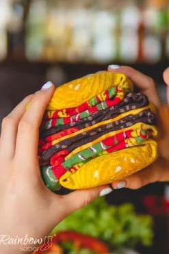 Online ZOOKSY/RAINBOW SOCKS Skarpetki Rainbow Socks Burger 2 Pary