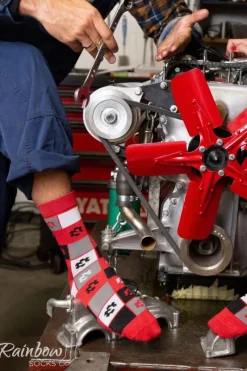 Discount ZOOKSY/RAINBOW SOCKS Skarpetki Rainbow Socks Dla Fana Motoryzacji 3 Pary Wielokolorowy