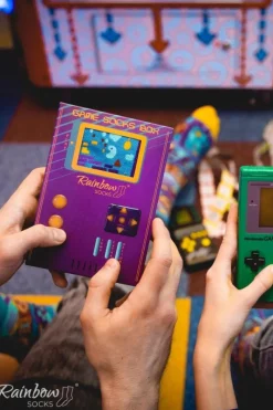Best ZOOKSY/RAINBOW SOCKS Skarpetki Rainbow Socks Dla Fana Gier Na Konsoli 2 Pary Fioletowy