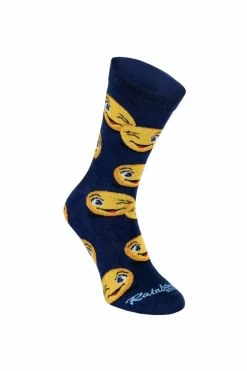 Clearance Skarpetki Rainbow Socks Emotikony Śmieszek Smuteczek Ważniak 3 Pary Skarpetki|Skarpetki