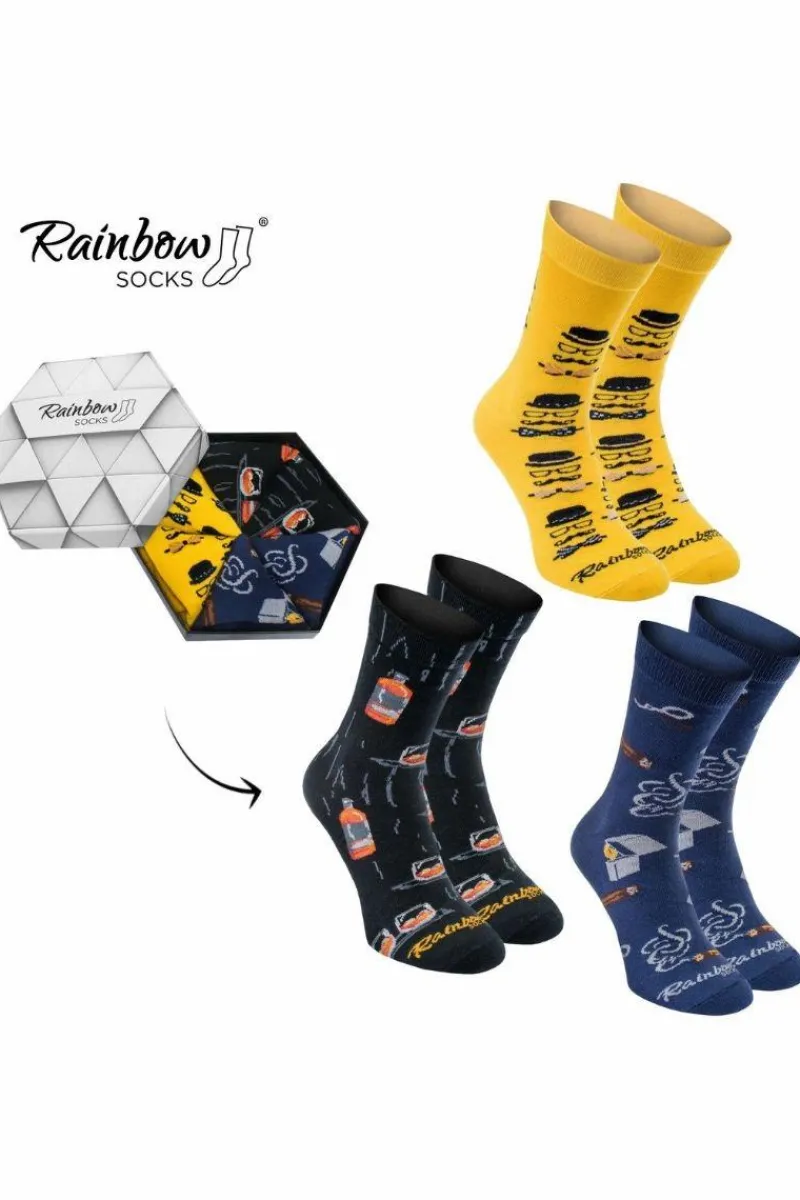 Skarpetki|Skarpetki>ZOOKSY/RAINBOW SOCKS Skarpetki Rainbow Socks Gentleman 3 Pary