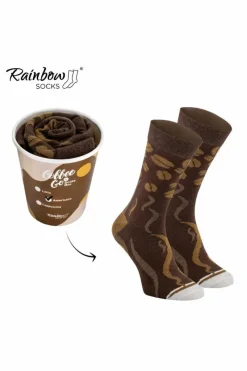 Best Skarpetki Rainbow Socks Kawa Americano 1 Para Skarpetki|Skarpetki