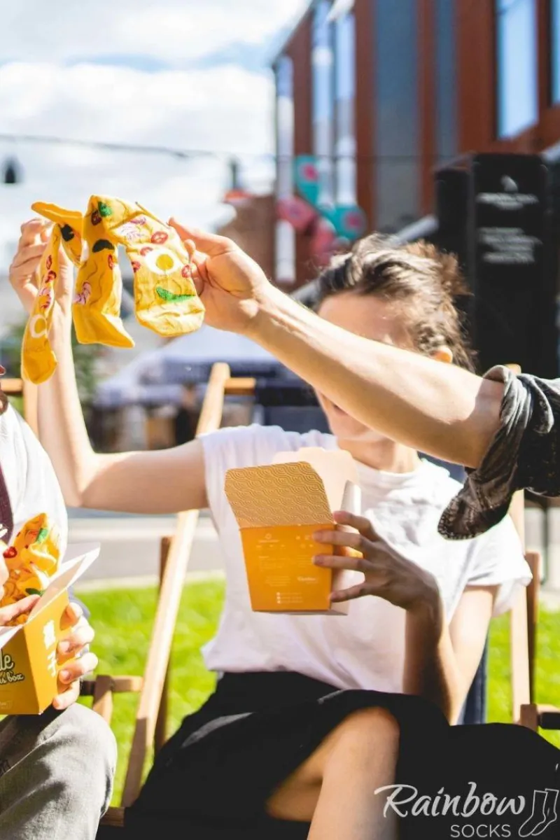 Outlet ZOOKSY/RAINBOW SOCKS Skarpetki Rainbow Socks Makaron Azjatycki 2 Pary