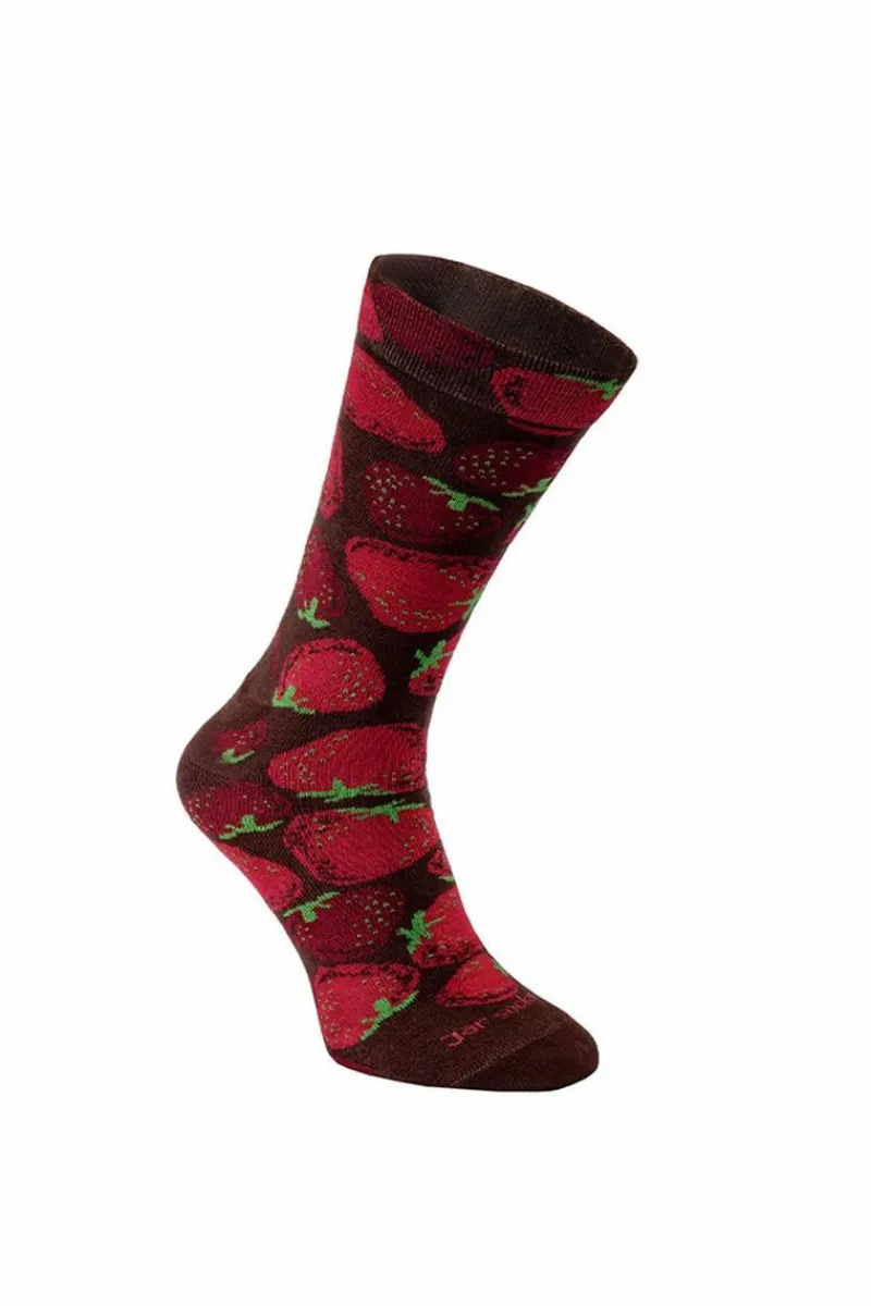 Skarpetki|Skarpetki>ZOOKSY/RAINBOW SOCKS Skarpetki Rainbow Socks Owoce W Słoiku Gruszki Truskawki 2 Pary