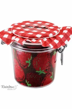 Skarpetki|Skarpetki>ZOOKSY/RAINBOW SOCKS Skarpetki Rainbow Socks Owoce W Słoiku Truskawki Borówki 2 Pary